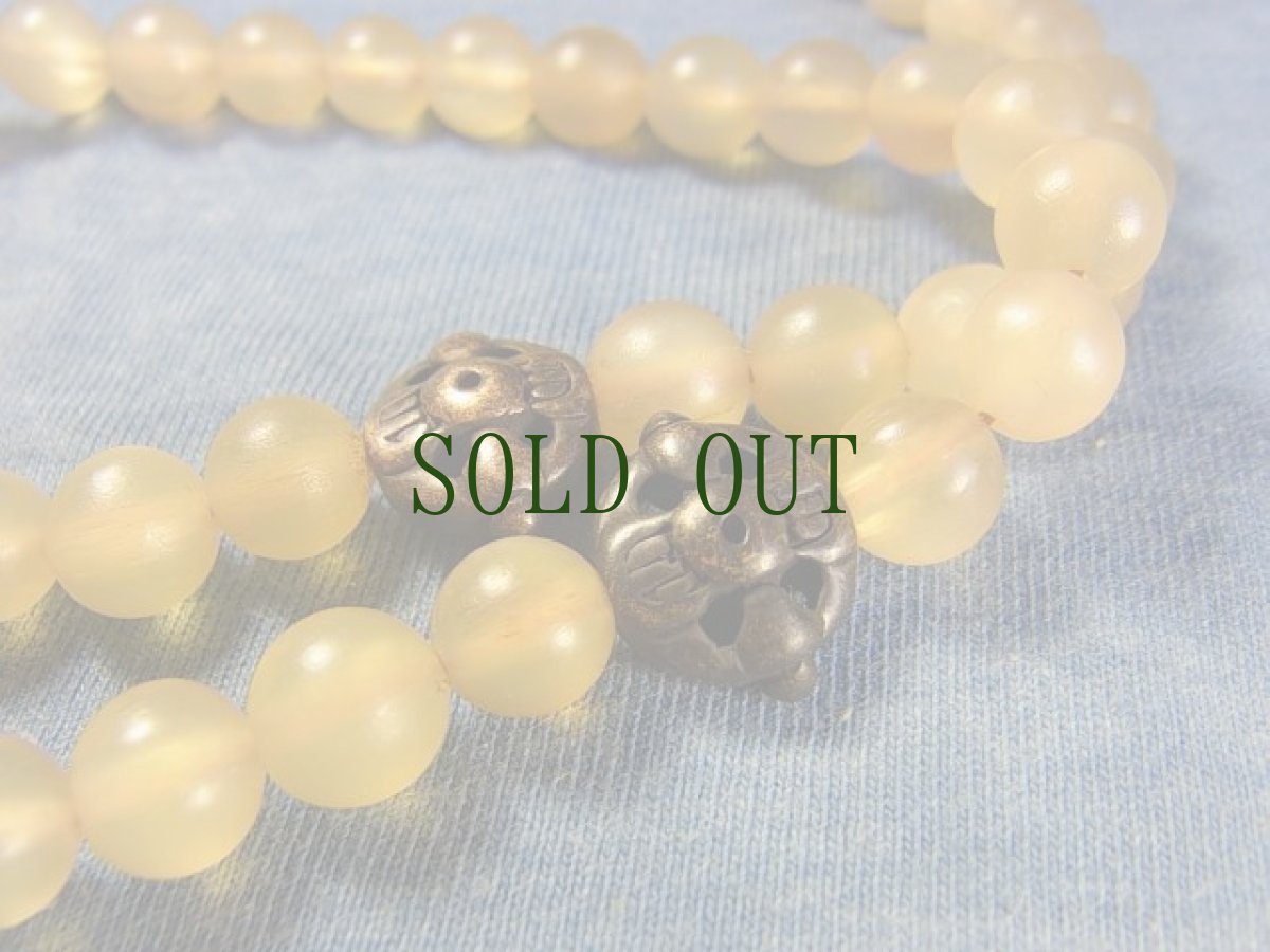 画像8: チベタン・ガゼル(羚羊角)の108玉数珠　(チベタン MALA ) (8)