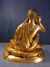 画像5: ミラレパ　(milarepa)　鍍金銅製仏像 (5)