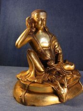 画像2: ミラレパ　(milarepa)　鍍金銅製仏像 (2)
