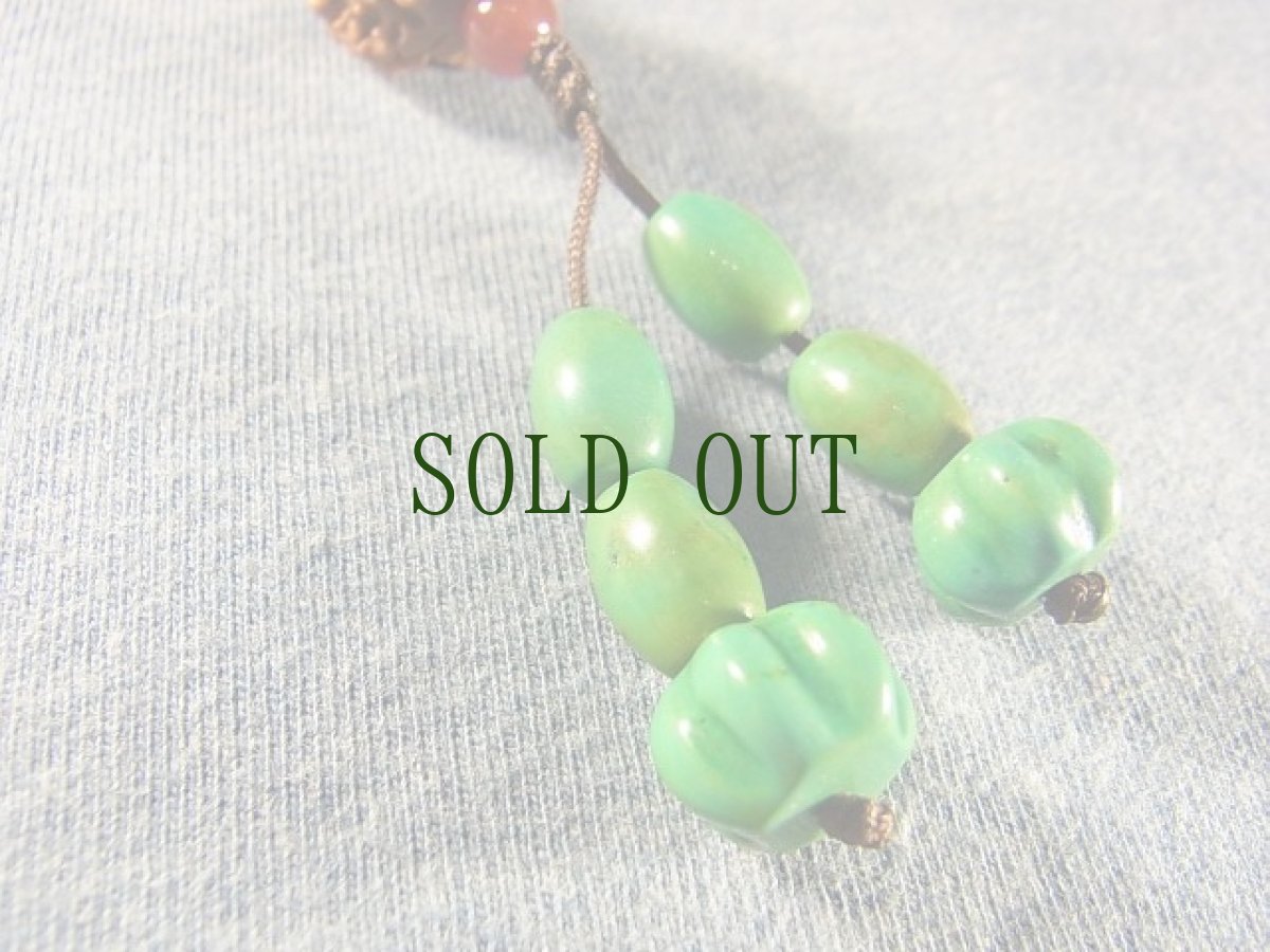 画像6: トルコ石（チベタンターコイズ）の108玉御数珠(チベタン MALA ) (6)