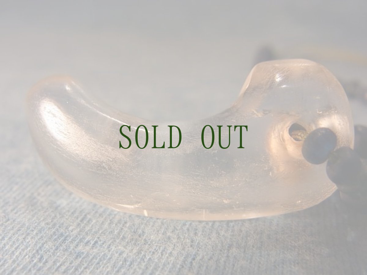 画像8: 水晶製勾玉と古代瑠璃玉　　古墳時代 (8)