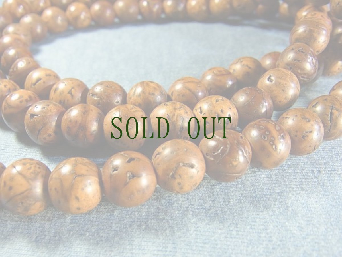 画像5: 老龍眼菩提樹の御数珠　(アンティーク　チベタン MALA )　10mm珠 (5)