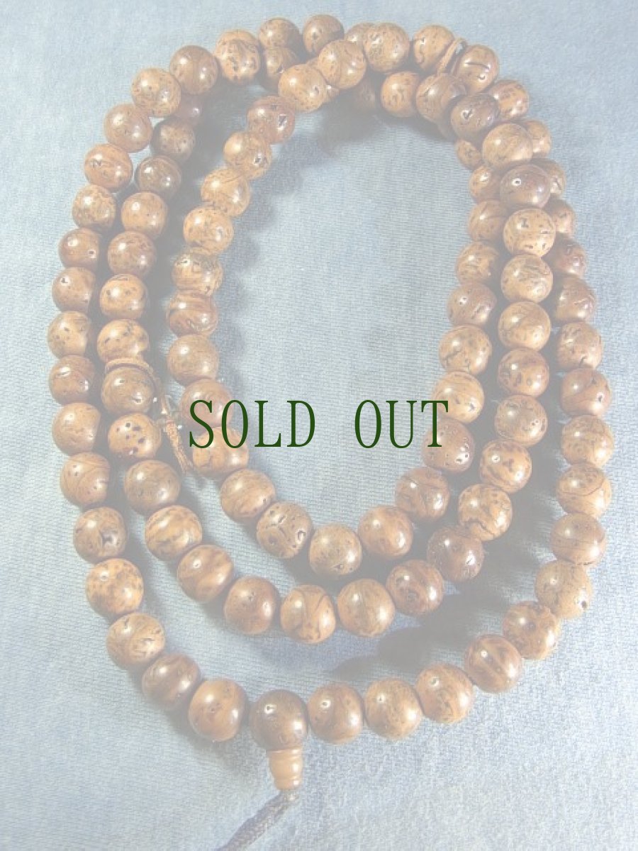 画像4: 老龍眼菩提樹の御数珠　(アンティーク　チベタン MALA )　10mm珠 (4)