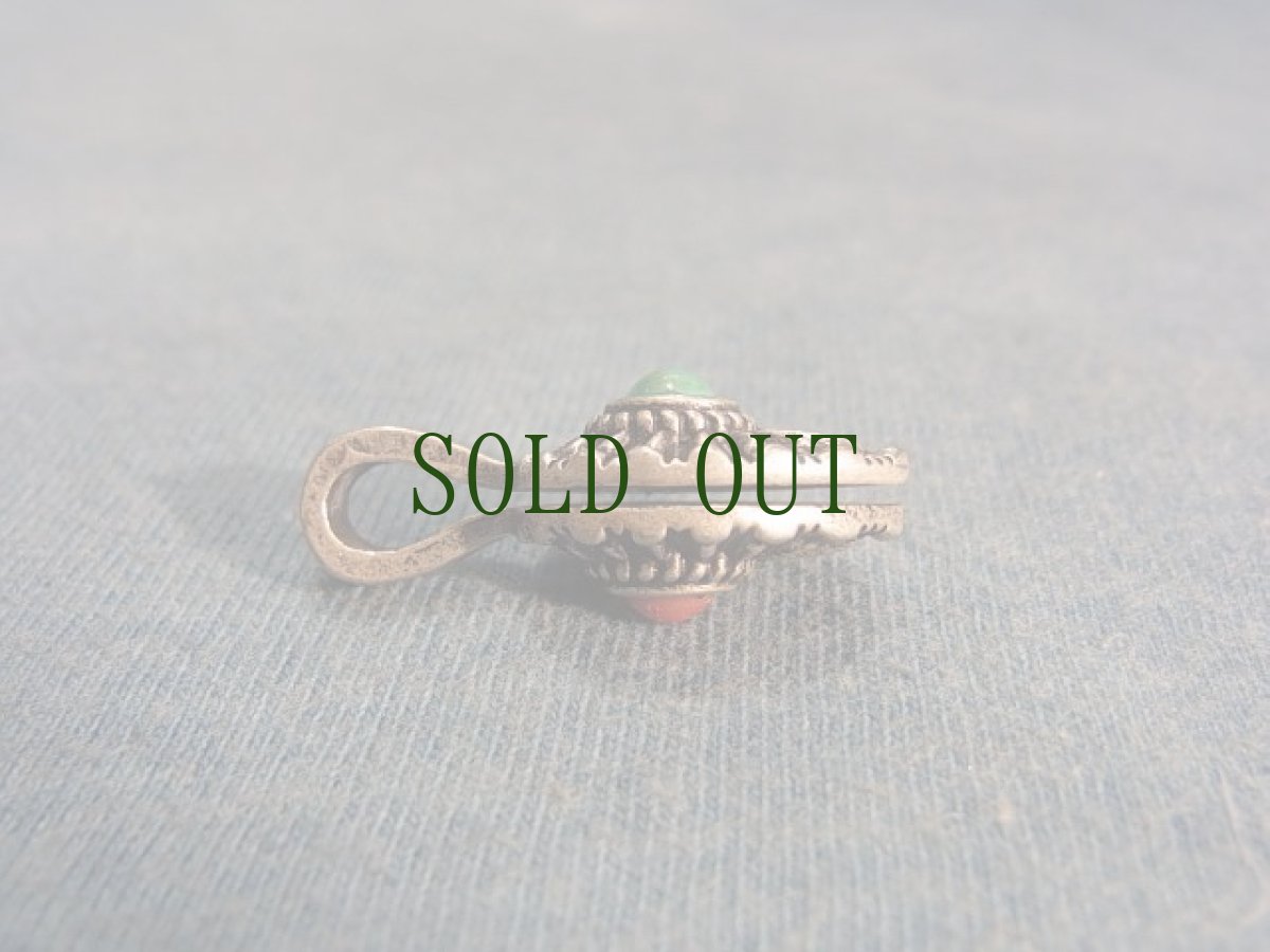 画像3: チベタンＭＡＬＡパーツ　チベット銀（白銅）製 (3)