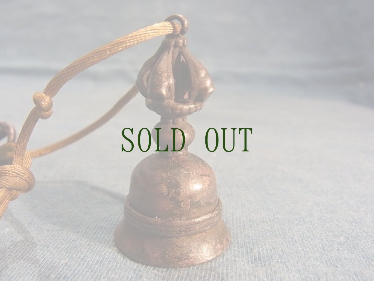 画像4: ティルプとドルジェ　(金剛鈴と金剛杵)　チベタンＭＡＬＡパーツ　銅製　（大） (4)