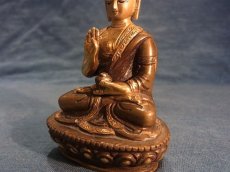 画像4: 釈迦牟尼仏陀（ブッダ）の金銅仏　（チベット仏像） (4)