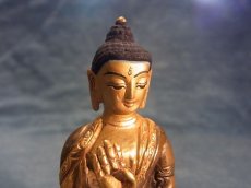 画像3: 釈迦牟尼仏陀（ブッダ）の金銅仏　（チベット仏像） (3)