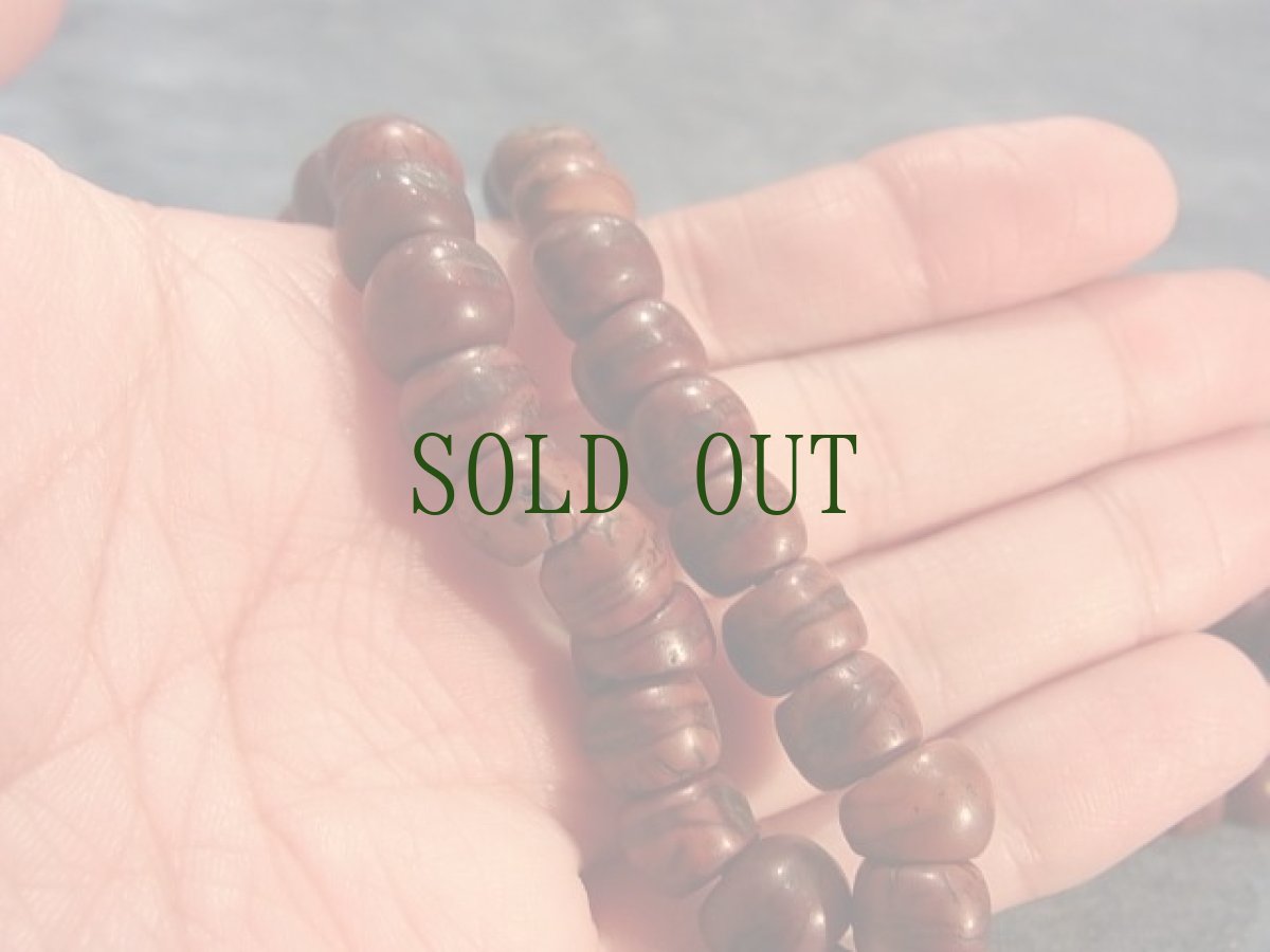画像6: 老鳳眼菩提樹の御数珠　(Tibetan Buddha Chitta  Mala )　アンティーク　8〜11mm (6)