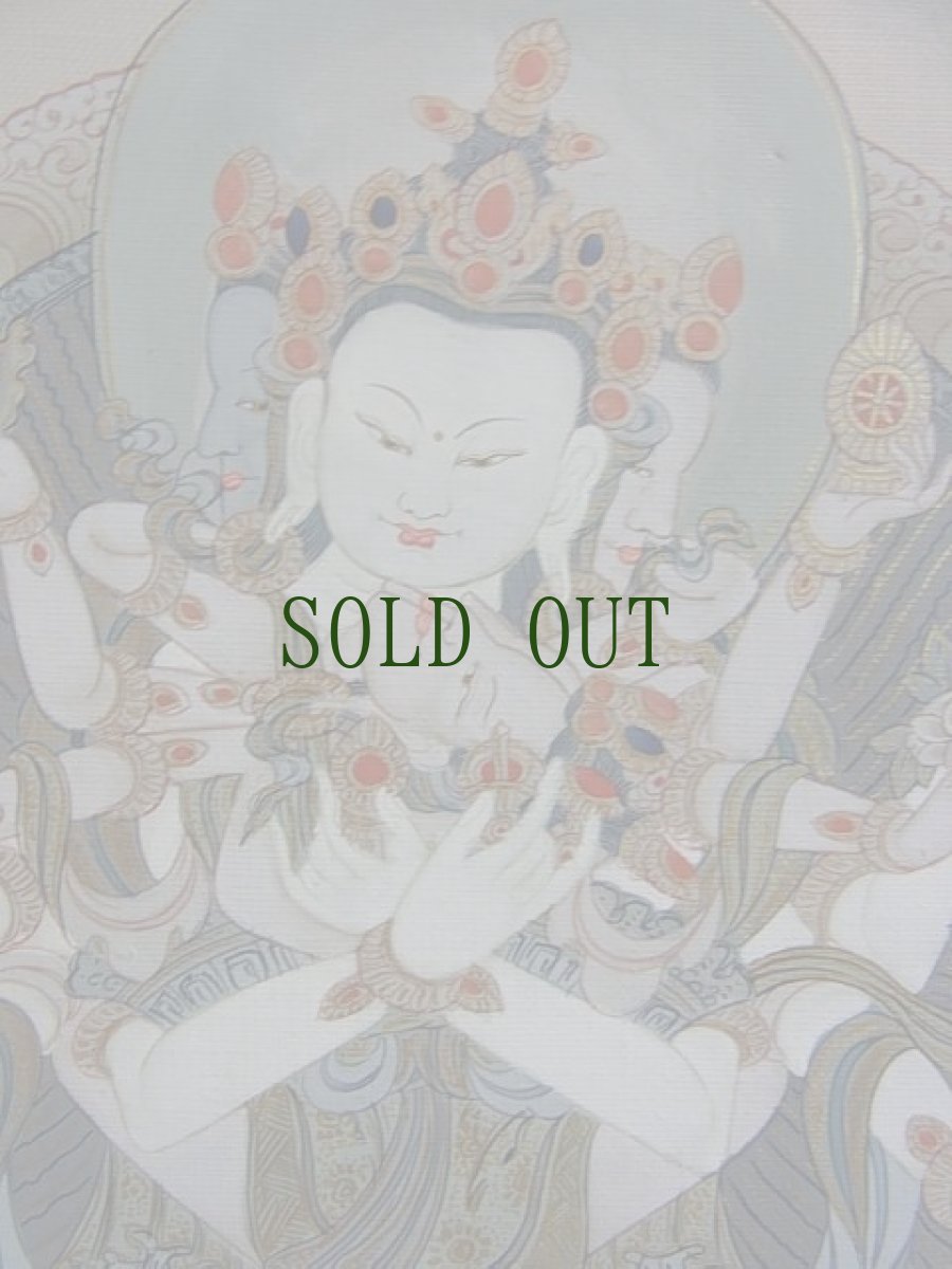 画像10: 持金剛の歓喜仏(金剛ウンカラ、ドルジェ　チャンのヤブユム）　タンカ・曼荼羅 (10)