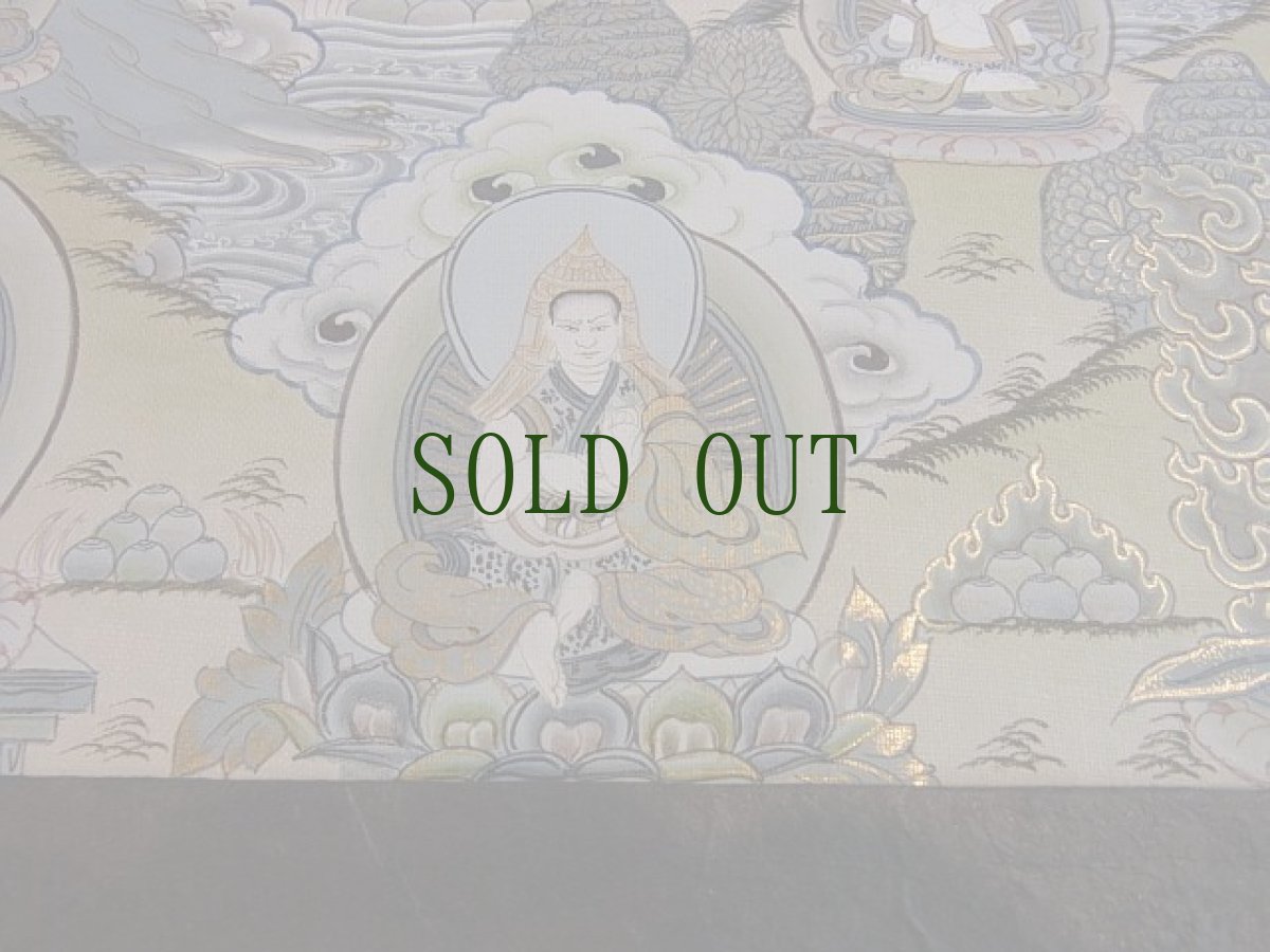 画像4: 持金剛の歓喜仏(金剛ウンカラ、ドルジェ　チャンのヤブユム）　タンカ・曼荼羅 (4)