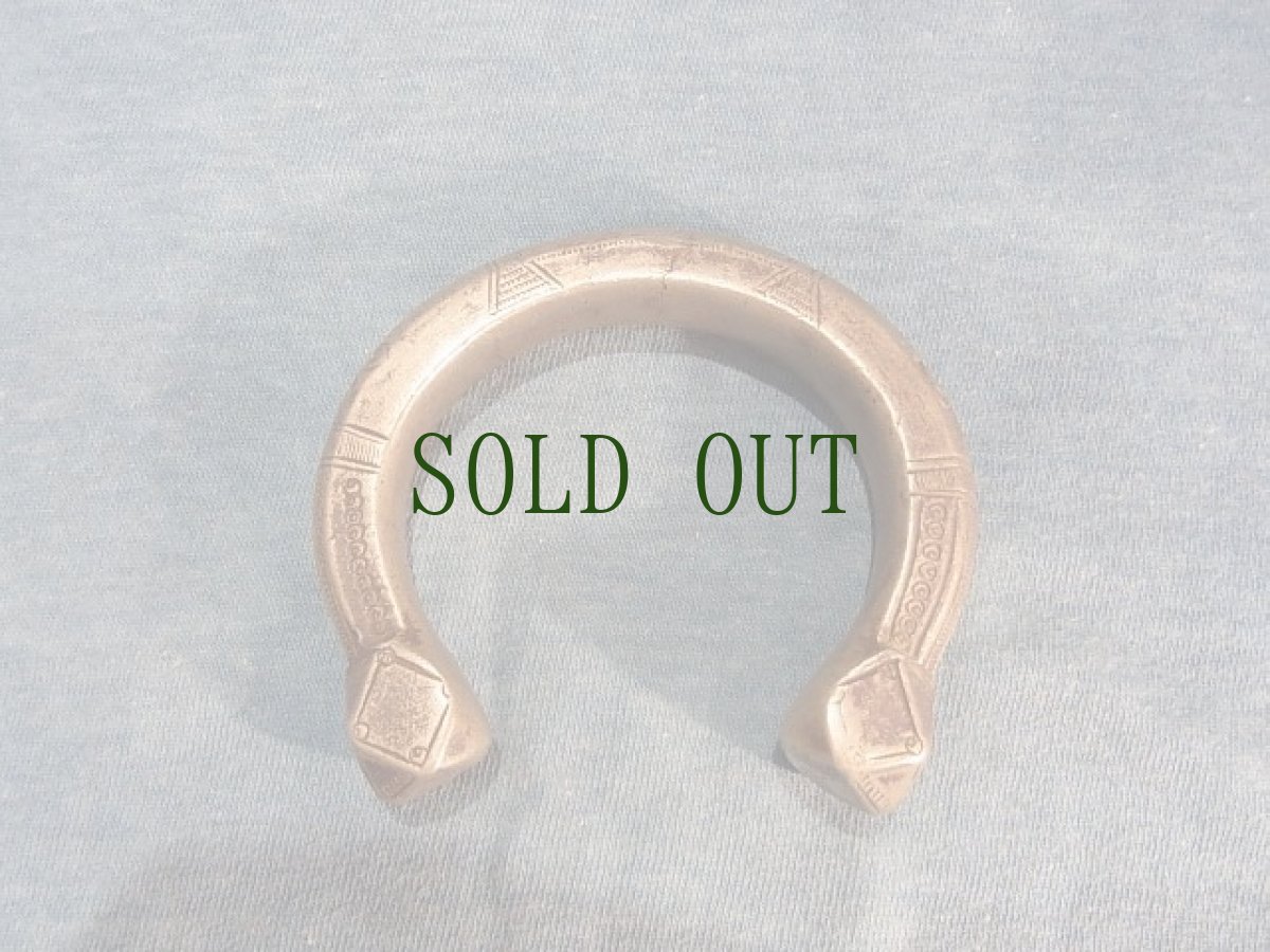 画像2: トアレグ族(Tuarag　silver bangle）のシルバーバングル/トゥアレグ (2)