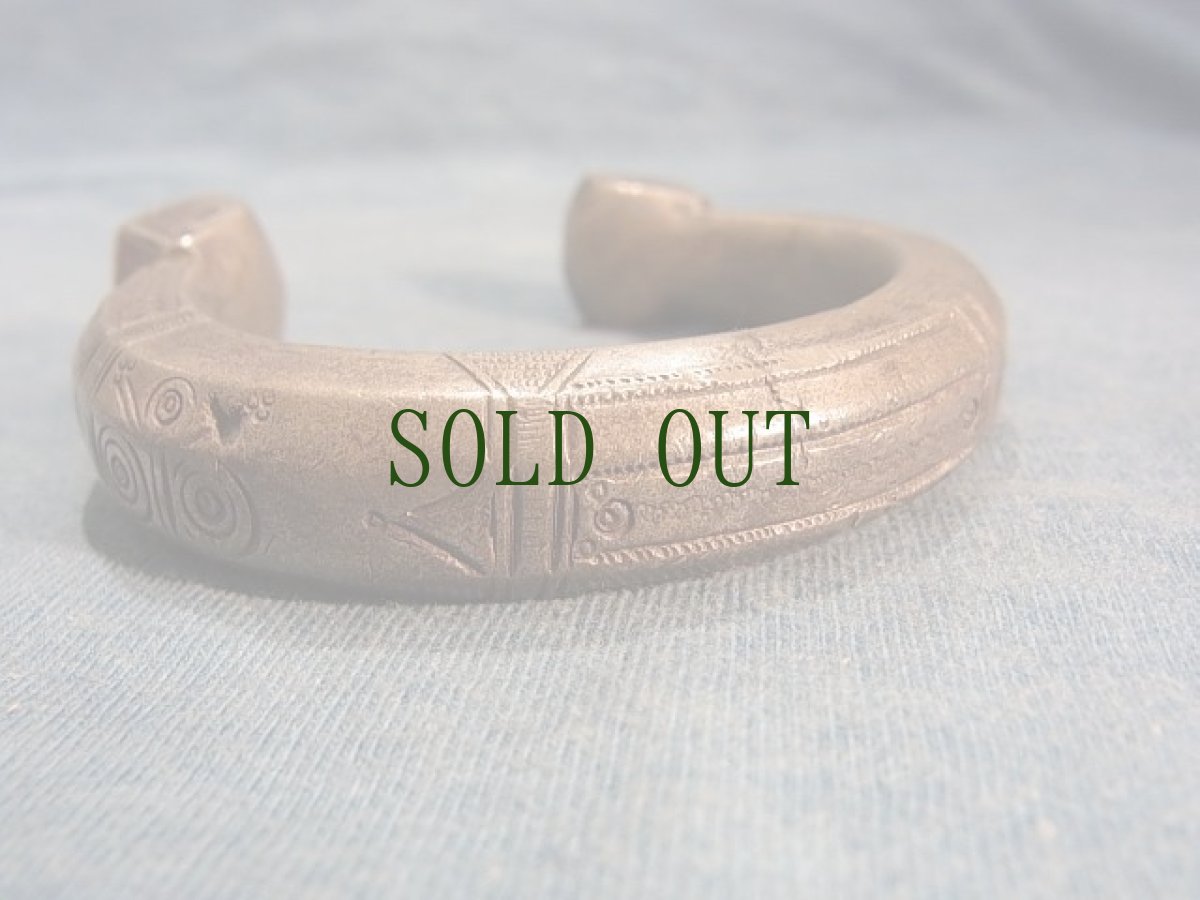 画像4: トアレグ族(Tuarag　silver bangle）のシルバーバングル/トゥアレグ (4)