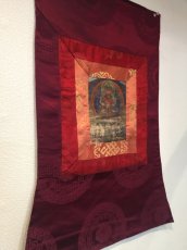 画像6: チベット仏教・阿弥陀三尊のタンカ　(tibetan tshe dpag med thangka)　開眼　極楽浄土 (6)