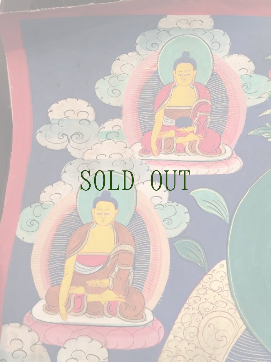 画像3: ホワイトターラのタンカ　(tibetan white tara thangka) (3)