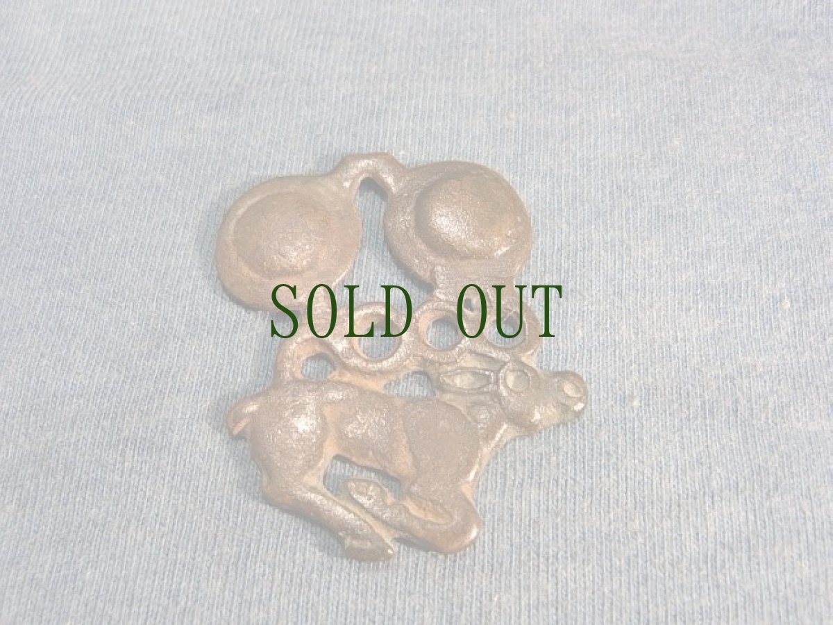 画像2: オルドス青銅器　(トクチャ・Thogchags)  長角鹿 (2)