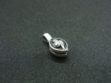 画像1: シャンカ（法螺貝）　チベット数珠用マーカーパーツ　チベット銀（白銅）製 (1)