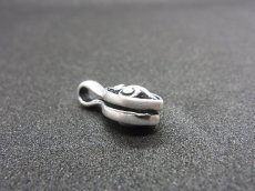 画像3: シャンカ（法螺貝）　チベット数珠用マーカーパーツ　チベット銀（白銅）製 (3)