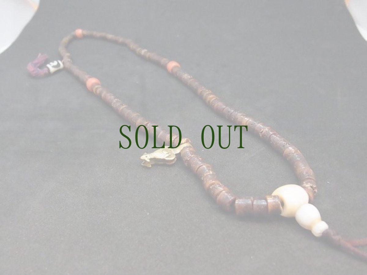 画像8: カパラの108玉念珠 (チベタンKapala Mala ) dzi付 アンティーク (8)