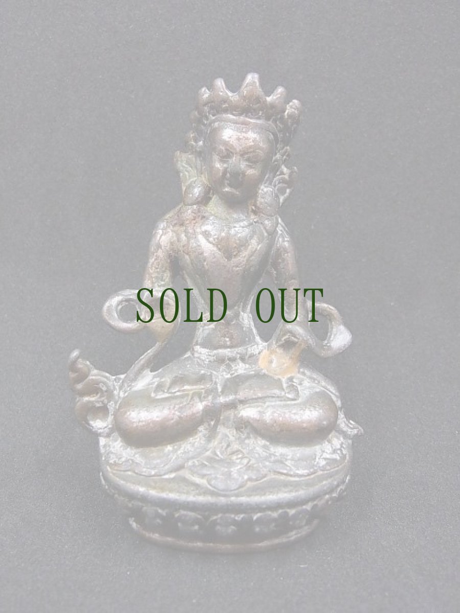 画像2: 開眼　菩薩像　（アンティーク・チベット仏像） (2)