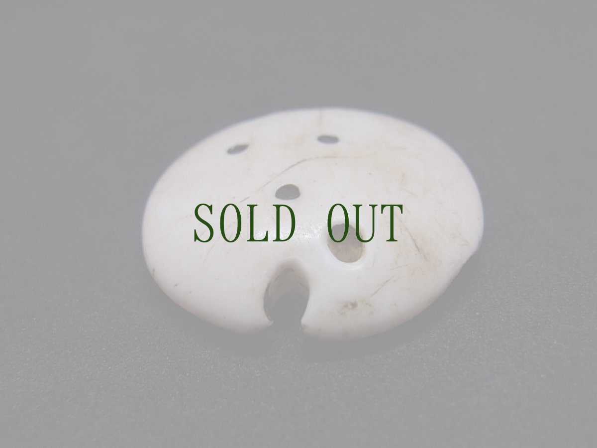 画像5: チベット仏教の七宝　シャンカ（硨磲）の飾り　アンティーク (5)