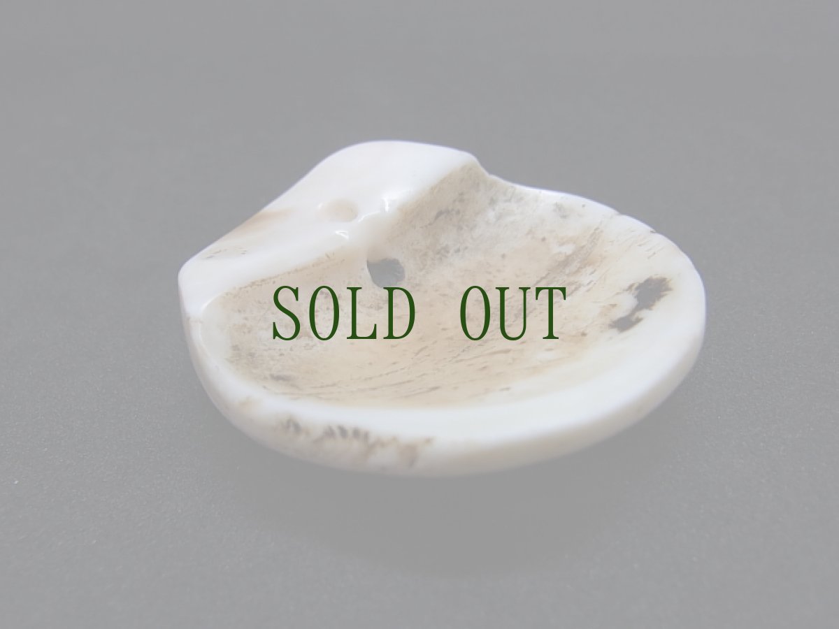 画像4: チベット仏教の七宝　シャンカ（硨磲）の飾り　アンティーク (4)