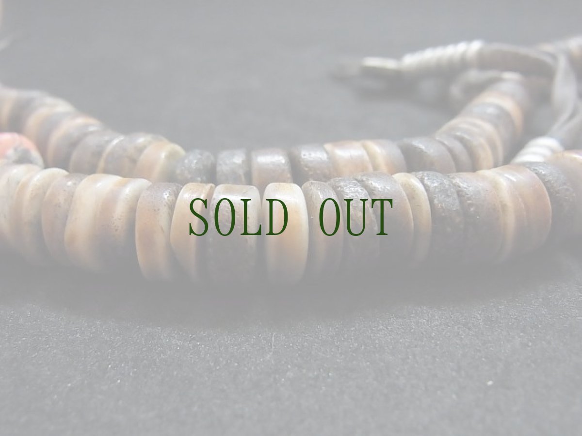 画像7: チベタン　オールドキャメルＭＡＬＡ　（Tibetan old camels bone mala） . (7)