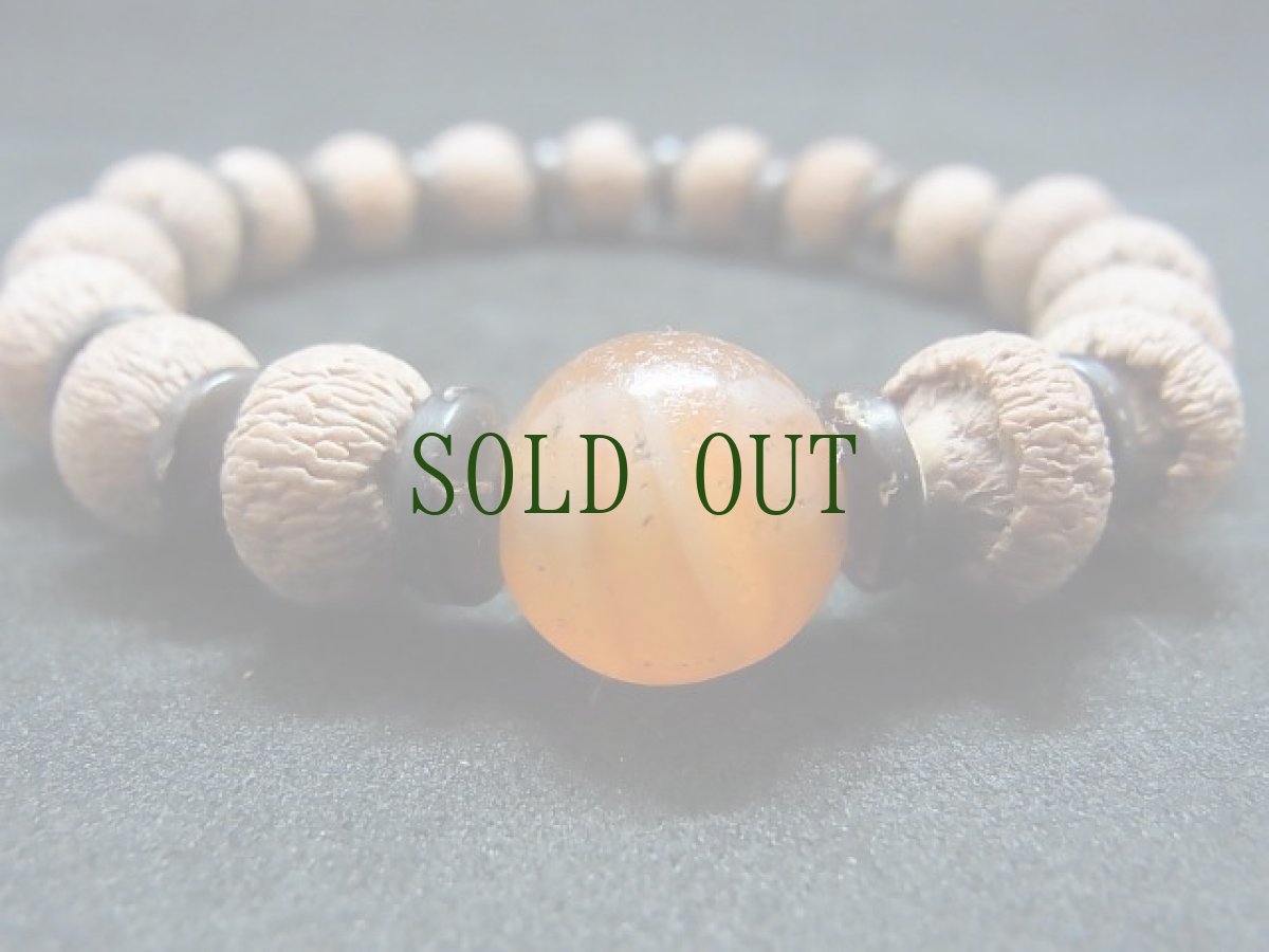 画像3: 蓮華菩提樹（トップクオリティ）とチベタンペマラカ（紅玉髄）のブレスレット (3)