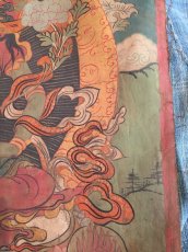 画像4: グリーンターラのタンカ　(tibetan thangka)　緑多羅菩薩 (4)