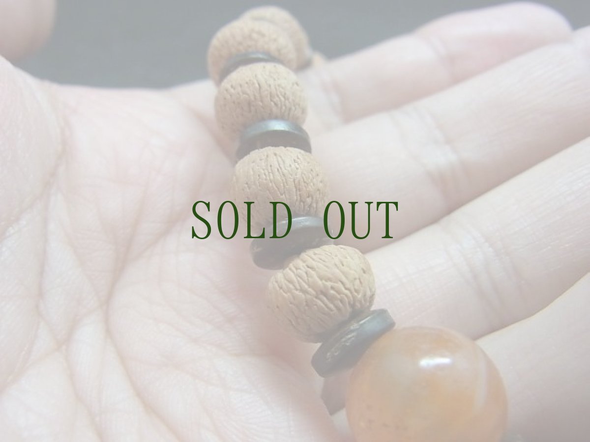 画像8: 蓮華菩提樹（トップクオリティ）とチベタンペマラカ（紅玉髄）のブレスレット (8)