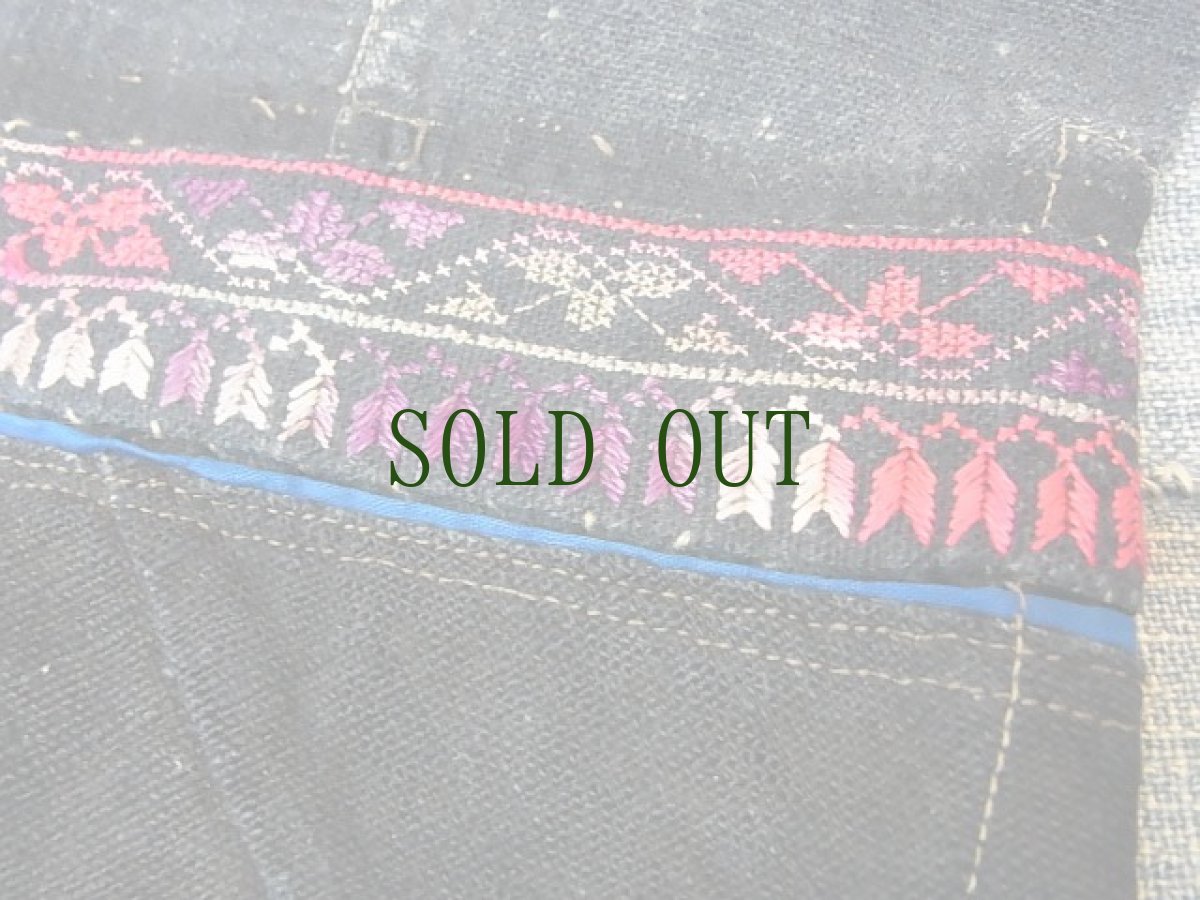 画像8: 広西　壮族(チワン)藍染パンツ　民族衣装　（アンティーク） (8)