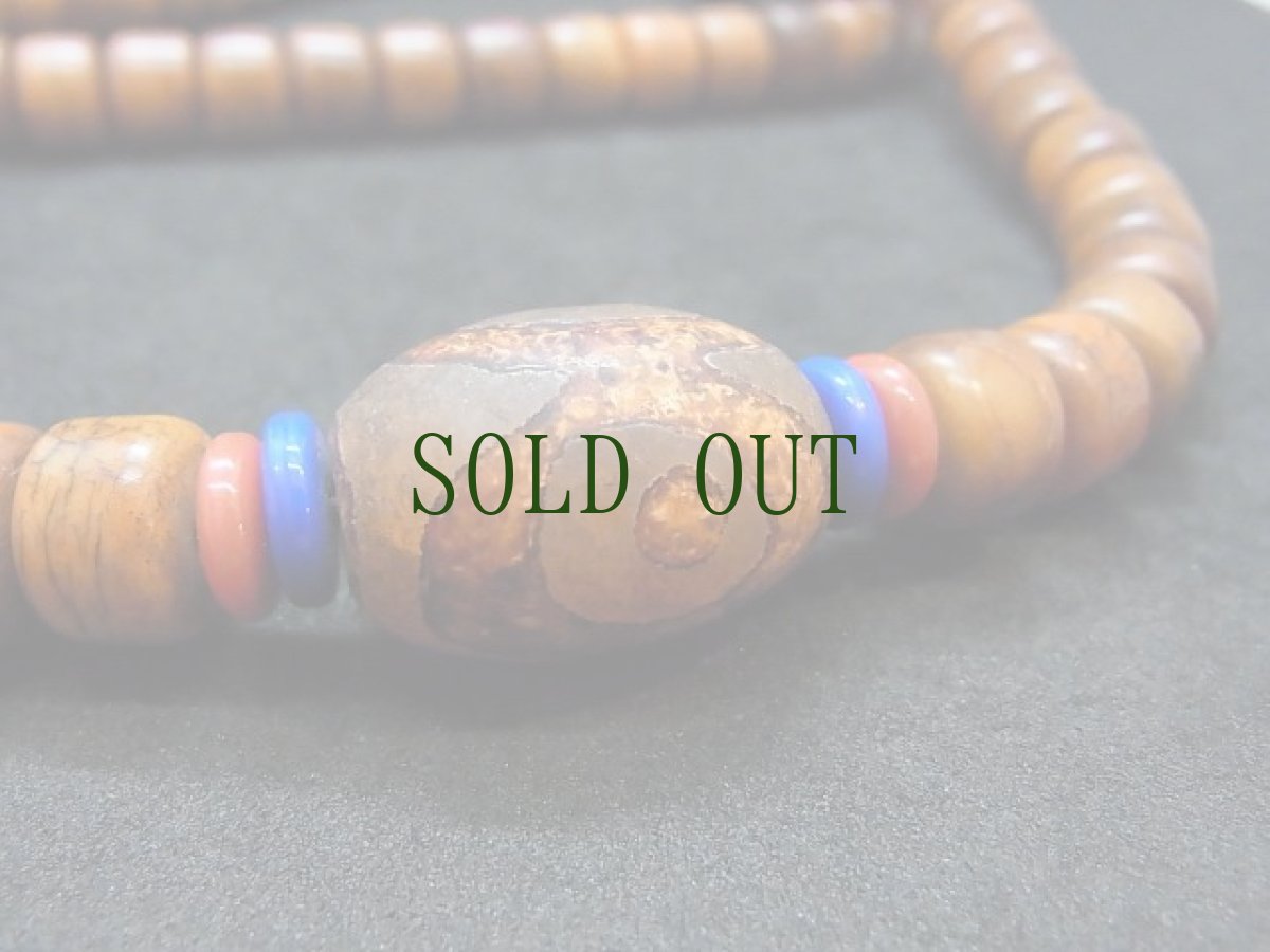 画像7: ヤクの骨の108玉御数珠(チベタン MALA ) (7)