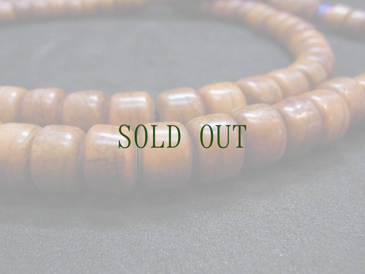 画像9: ヤクの骨の108玉御数珠(チベタン MALA ) (9)