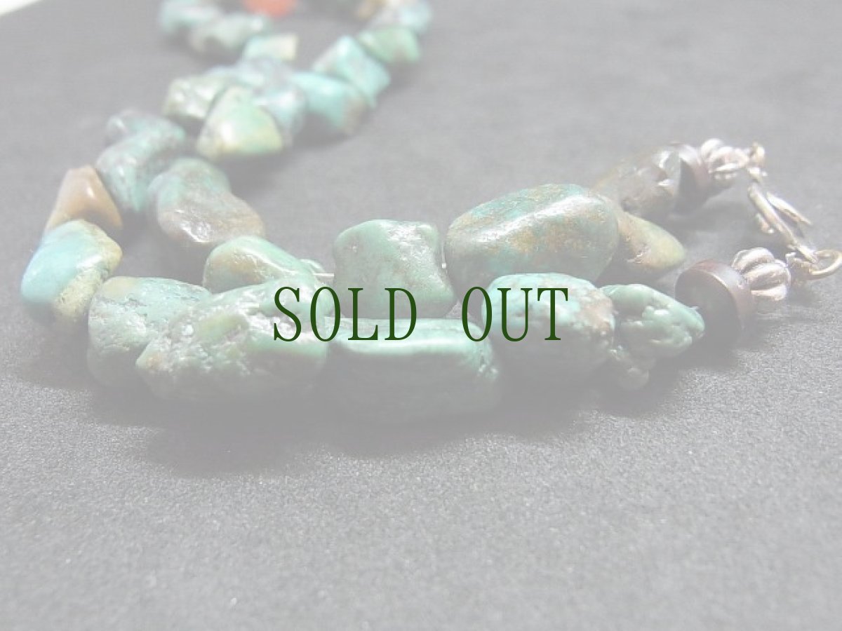 画像7: チベタン天然ターコイズとペマラカ（アンティーク）のネックレス  (7)