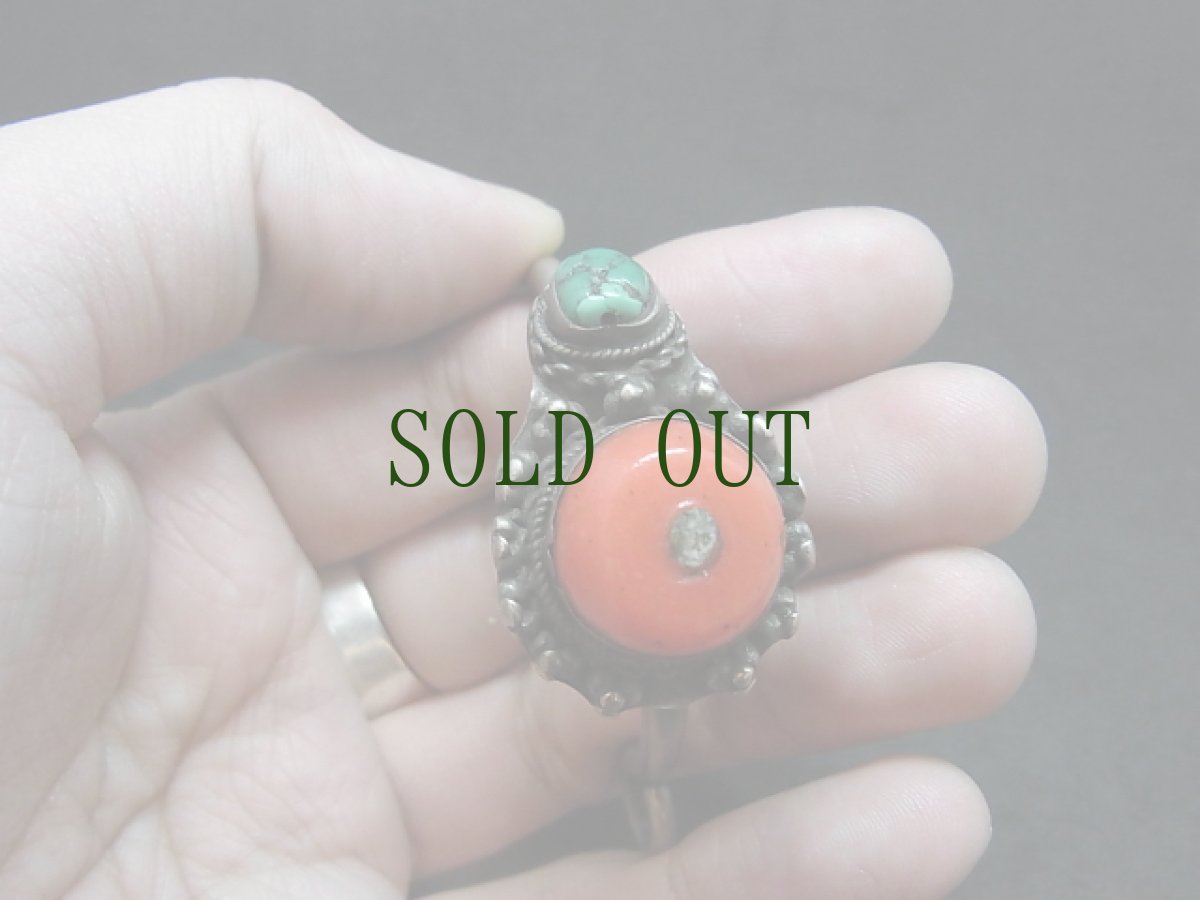 画像5: チベット銀製の耳飾り(アンティーク) (5)