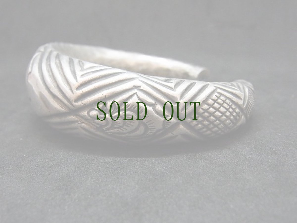 画像3: 貴州ミャオ族のシルバーバングル(ミャオ銀) (3)