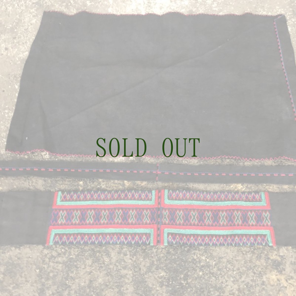 画像16: 貴州　安清式苗族(ミャオ族)　（藍染ジャケット・頭巾一式）ヴィンテージ (16)