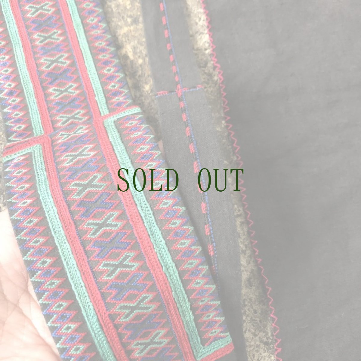 画像15: 貴州　安清式苗族(ミャオ族)　（藍染ジャケット・頭巾一式）ヴィンテージ (15)