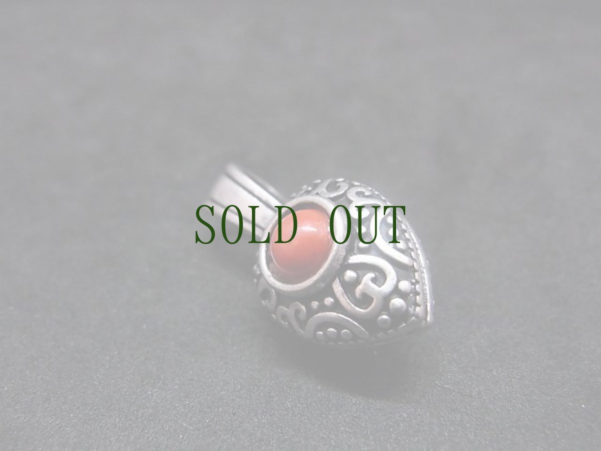 画像2: チベタンＭＡＬＡパーツ　チベット銀（白銅）製 (2)