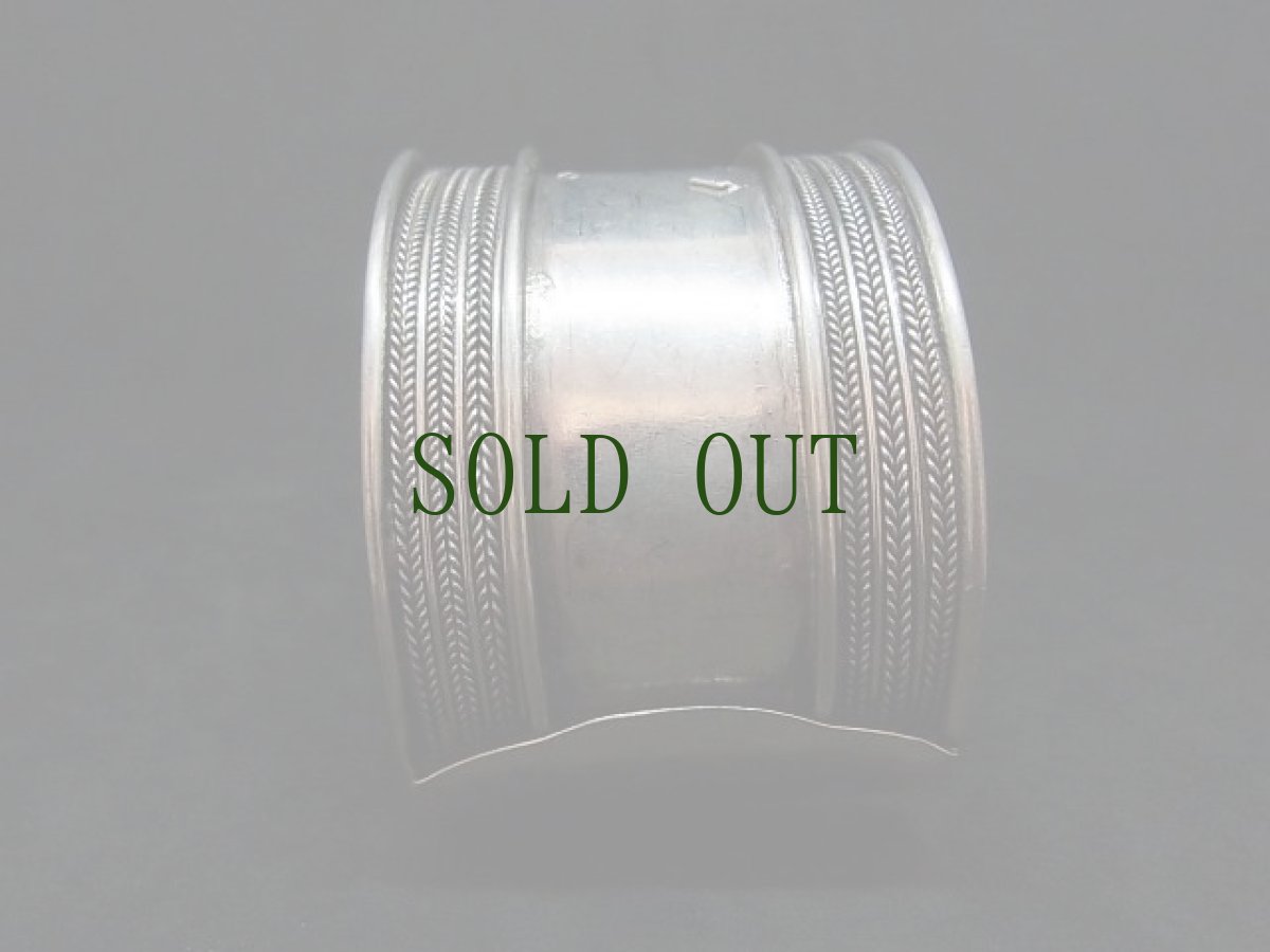 画像2: 貴州ミャオ族のシルバーバングル(ミャオ銀) (2)