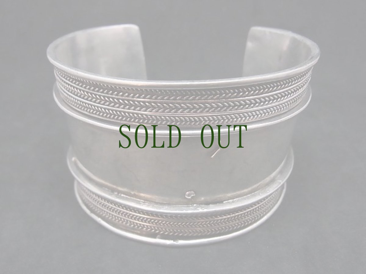 画像3: 貴州ミャオ族のシルバーバングル(ミャオ銀) (3)