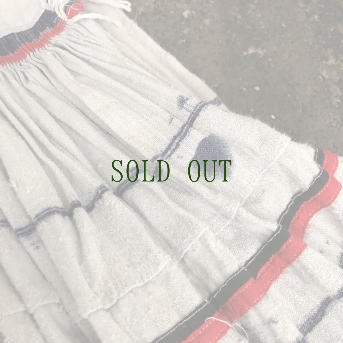 画像5: 貴州省　烏蒙山区昭通式苗族(威寧・ウェイニン)　藍染巻きスカート　ヴィンテージ (5)