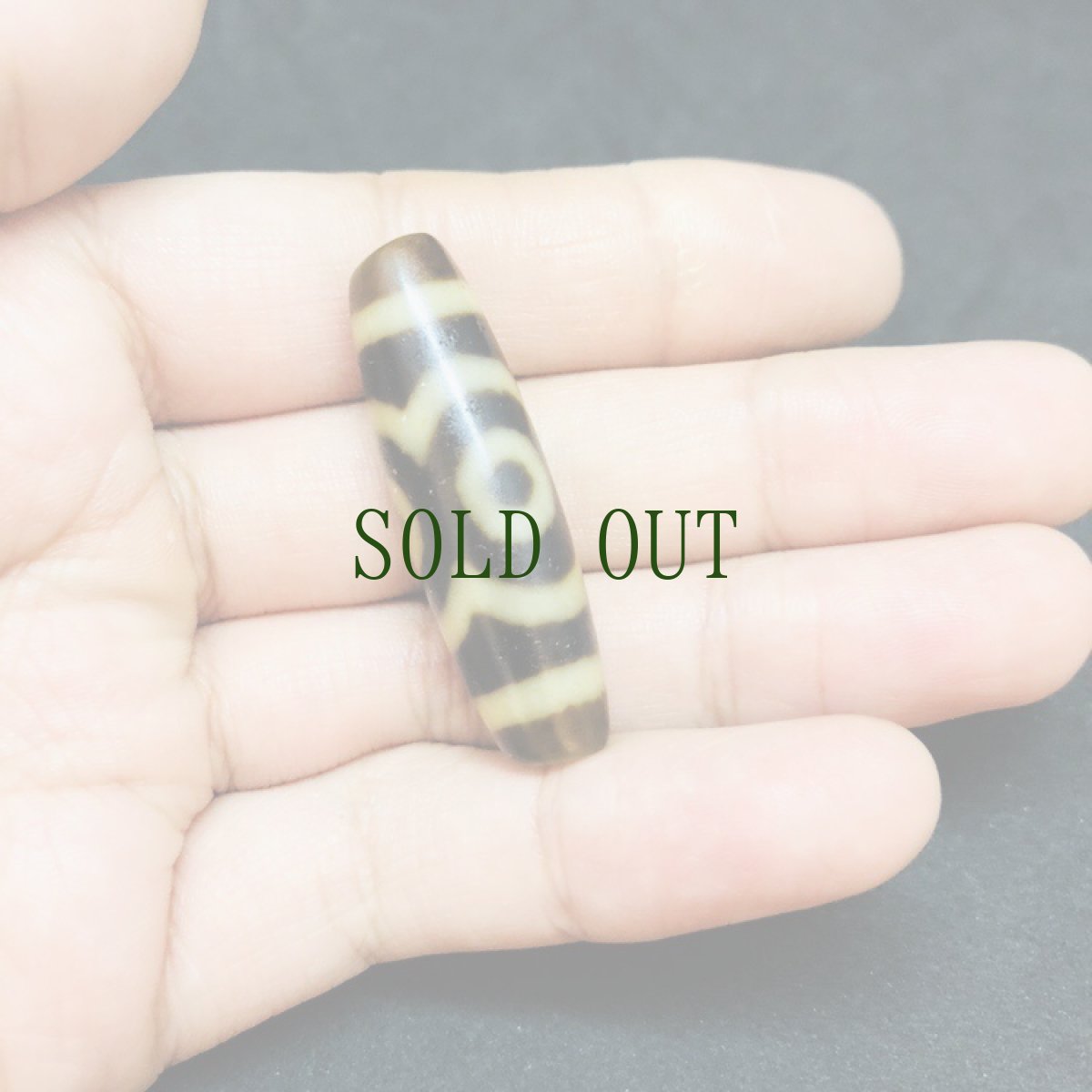 画像7: ジービーズ(3アイ・dzi mig sum pa)　特殊三眼天珠 (7)