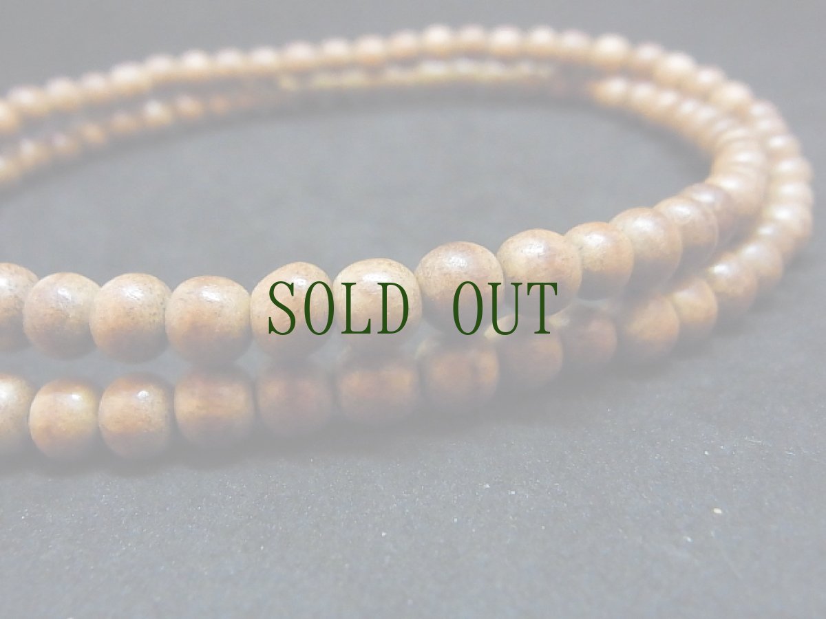 画像4: インドネシア産　金沙沈香(タニ沈香)の108玉念珠　（7mm玉）　 (4)