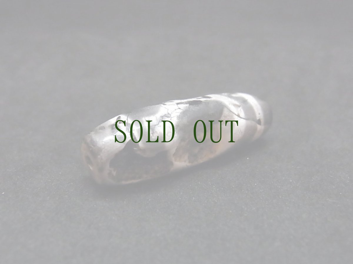 画像2: 古代　ジービーズ（Ancient dzi sakor namkor ）　老天地火供天珠・サコナゴ (2)