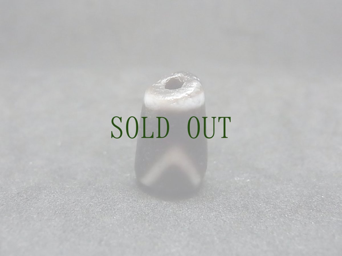 画像7: ジービーズ　ドルジェ　１アイ(old dzi mig chig pa wtih dorje motif)　チベット金剛一眼天珠 (7)