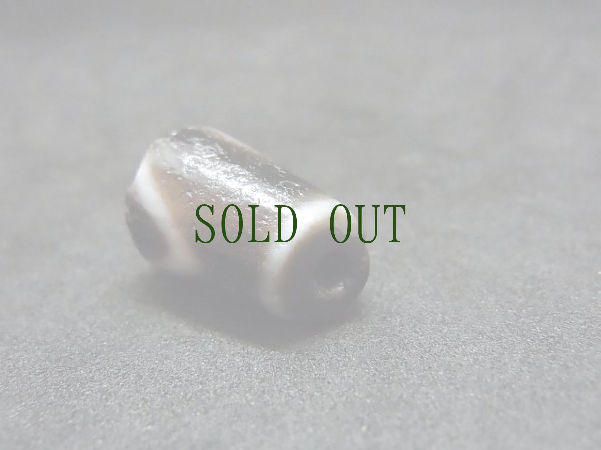 画像4: ジービーズ　ドルジェ　１アイ(old dzi mig chig pa wtih dorje motif)　チベット金剛一眼天珠 (4)