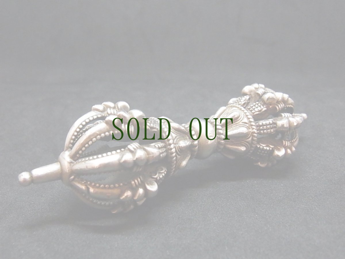 画像2: 金剛杵・ドルジェ（Tibetan  dorje）　チベット密教法具・ヴァジュラ・九鈷杵　　 (2)