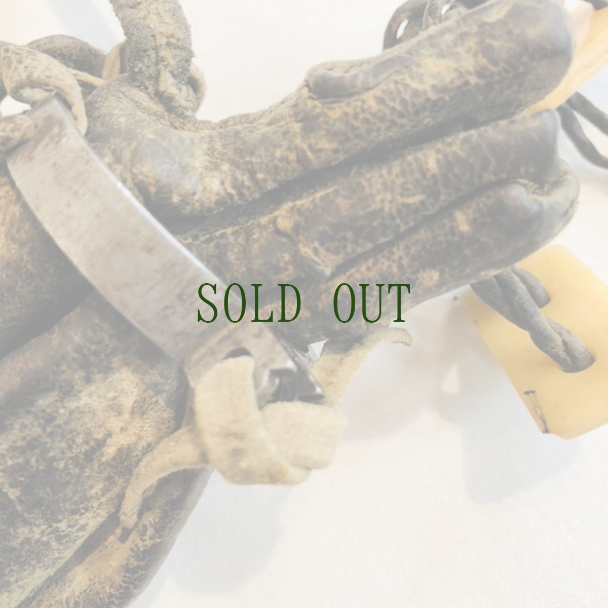 画像6: チベットの革財布・アンティーク　（Tibetan old leather wallet） (6)