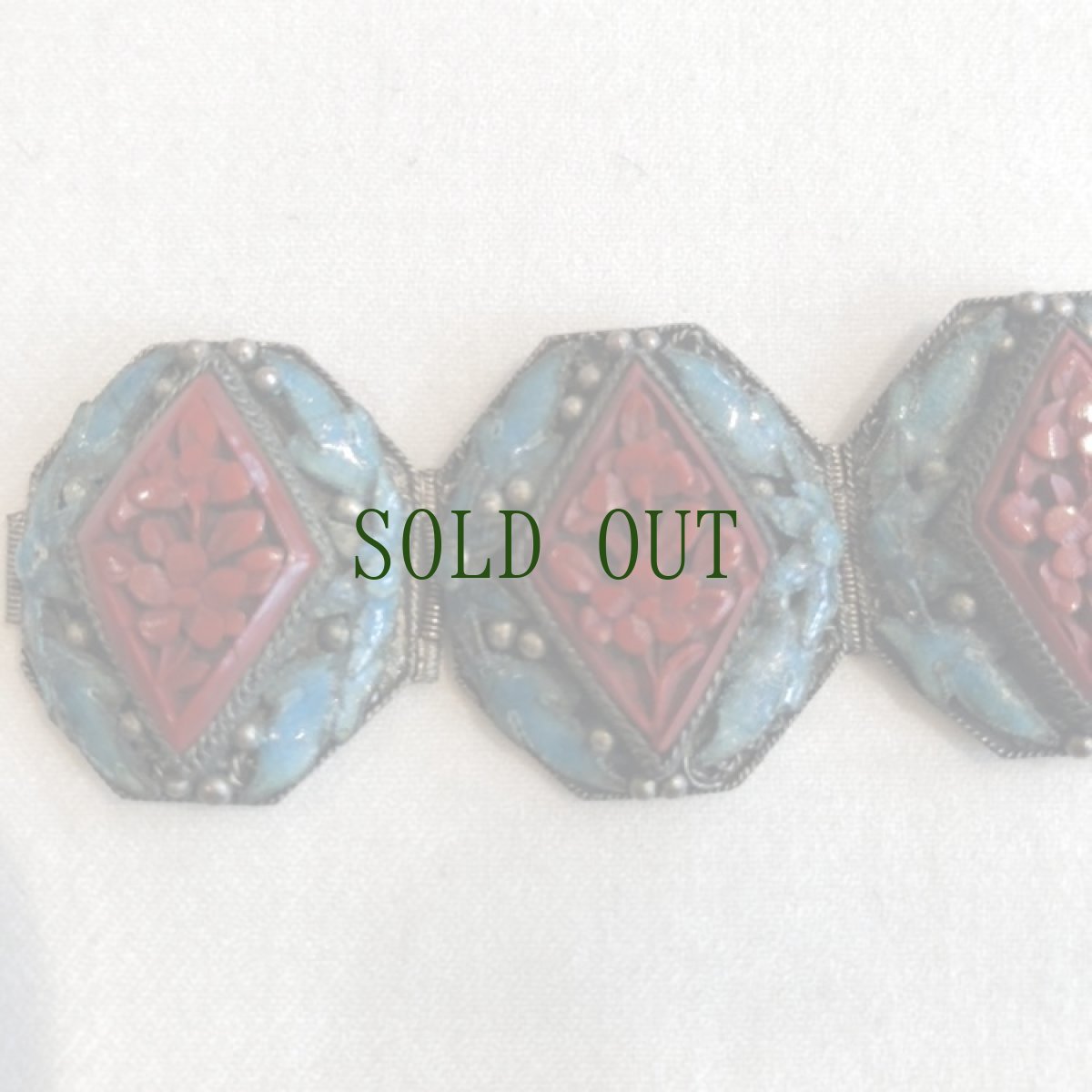 画像3: 中国古玩　堆朱・七宝　バングル　(アンティーク)　 (3)