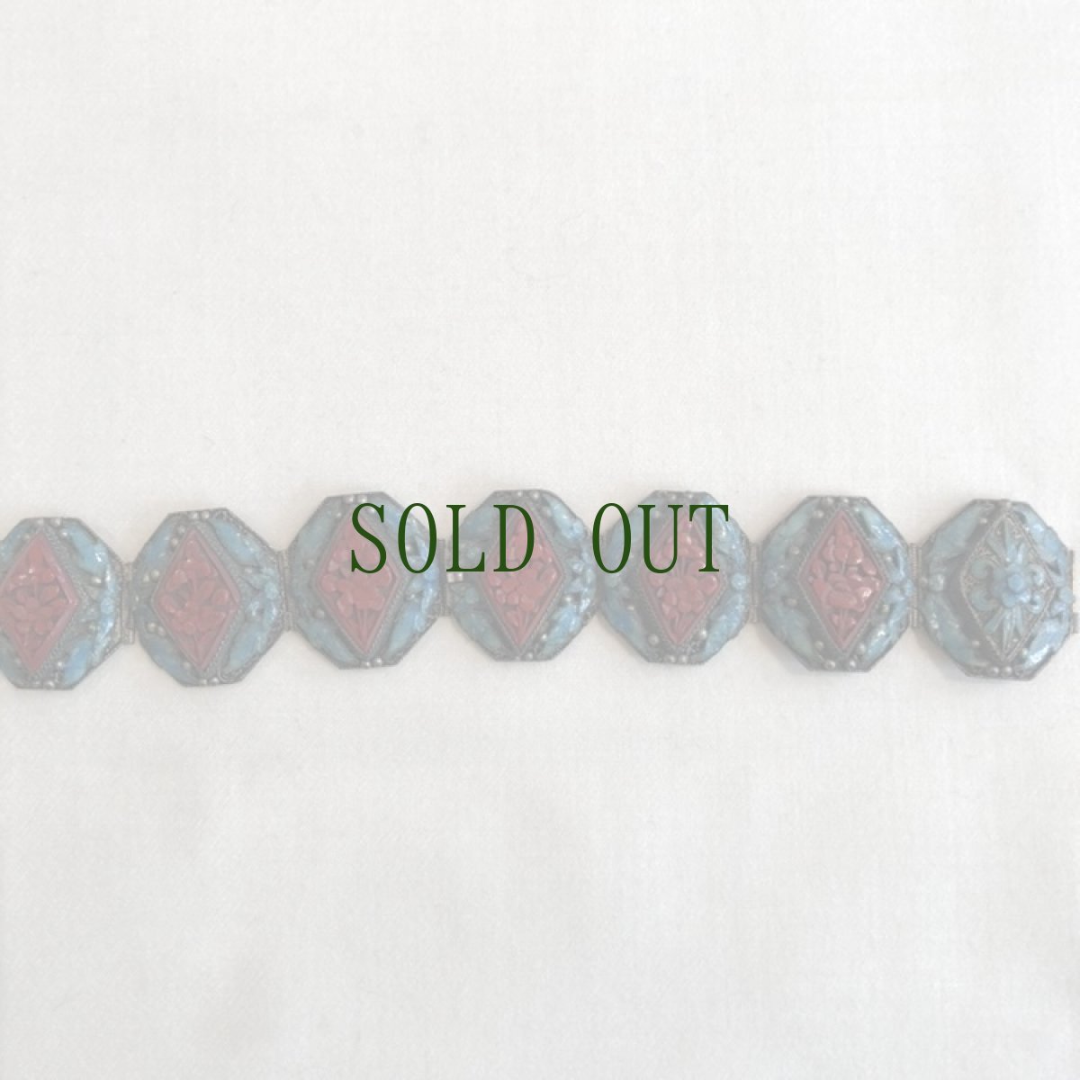 画像2: 中国古玩　堆朱・七宝　バングル　(アンティーク)　 (2)